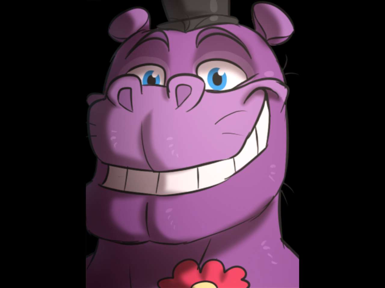 TO FIOLETOWY HIPPO puzzle online