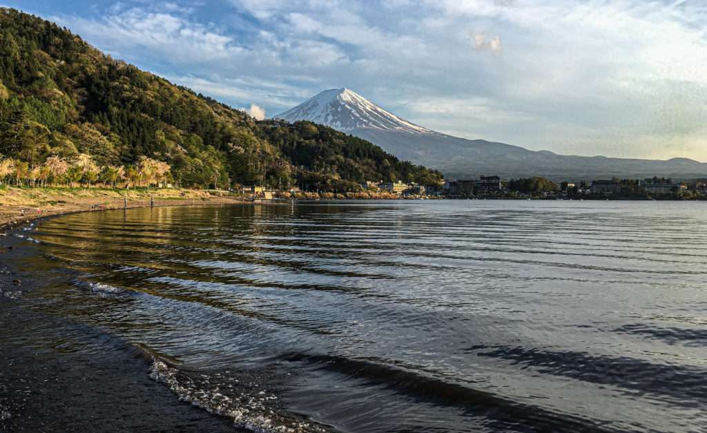 Jezioro Kawaguchi W JAPONII puzzle online