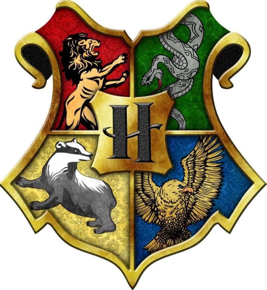 kompletny dom Hogwartu puzzle online