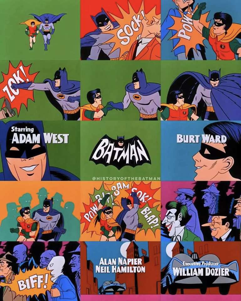 Batman 1966 - Napisy puzzle online