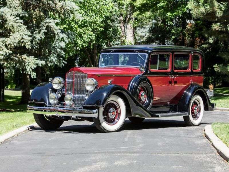 Samochód Packard ósmy sedan rok 1934 puzzle online