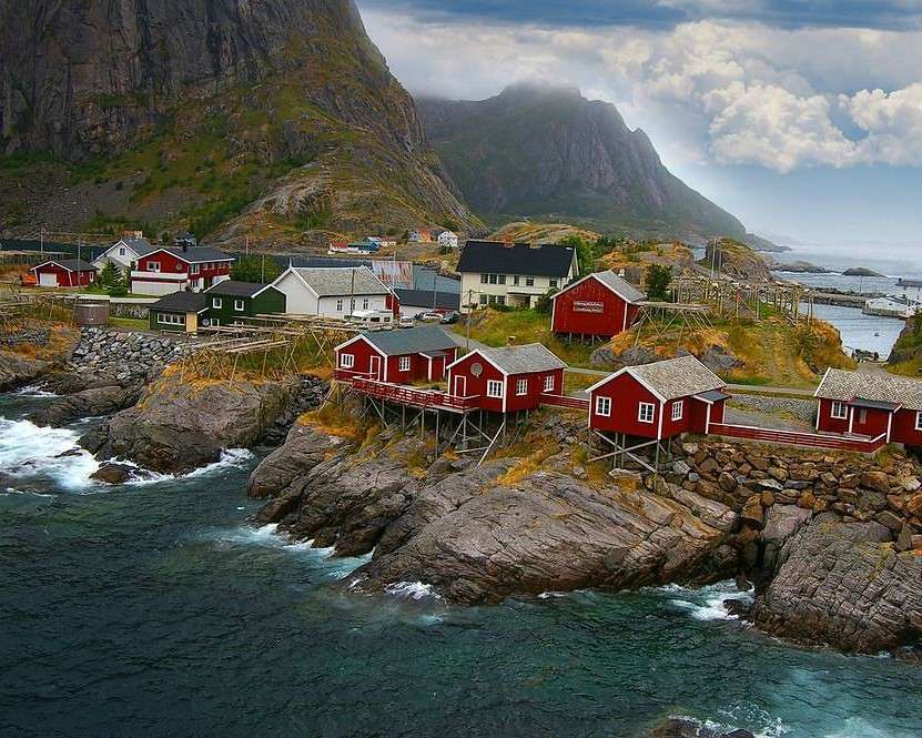 Lofoty Norwegia puzzle online