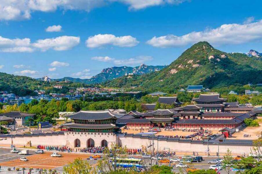 Pałac w Seulu Korea Południowa #1 puzzle online