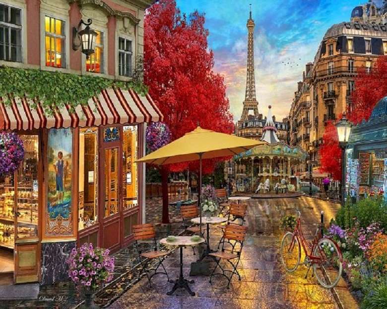 Paryskie zaułki. puzzle online