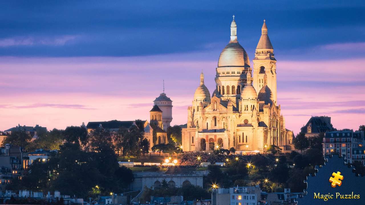 Bazylika Najświętszego Serca w Paryżu puzzle online