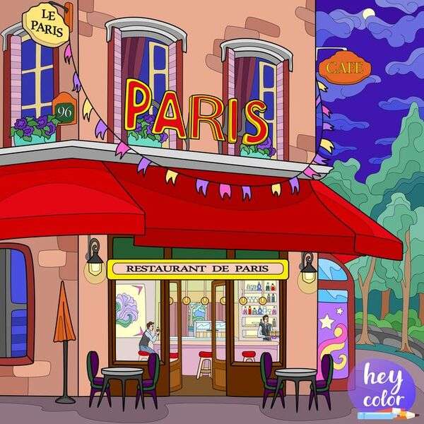 Restauracja w Paryżu Francja puzzle online