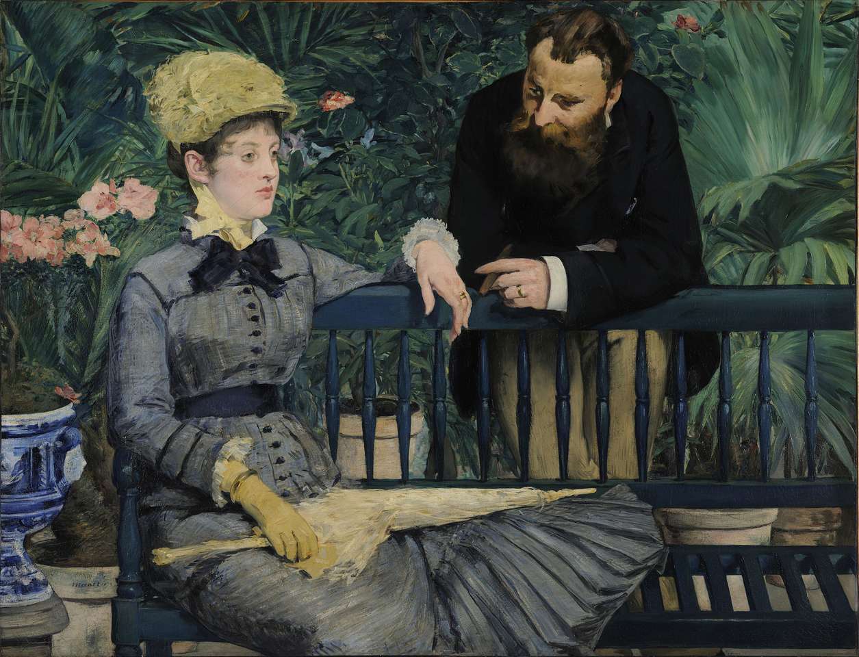 Manet: In the conservatory puzzle online