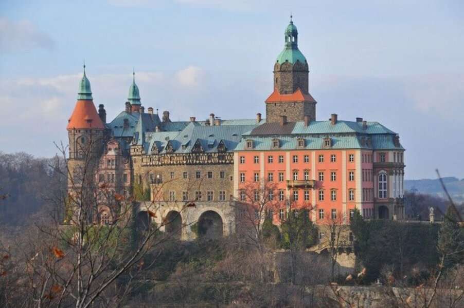 Zamek Xenge w Wałbrzychu Polska #4 puzzle online