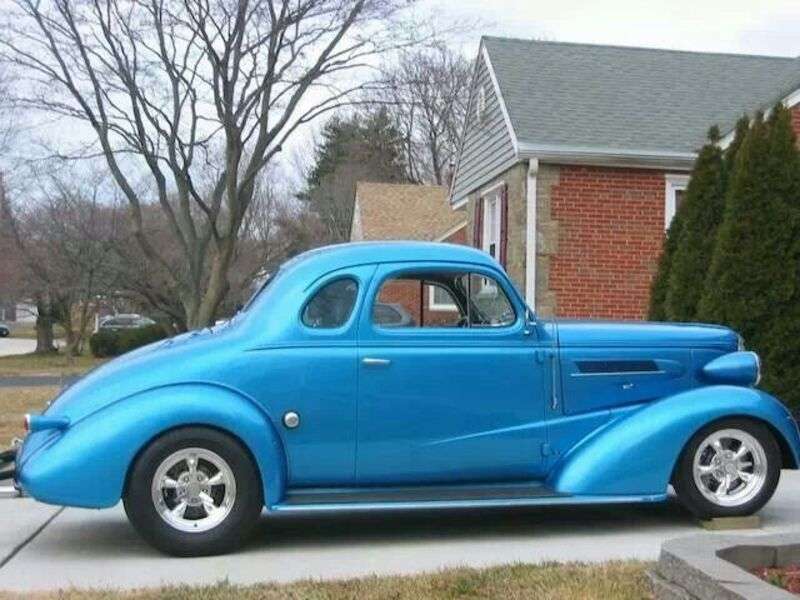 Samochód Chevy Master Deluxe Coupe Rok 1937 puzzle online