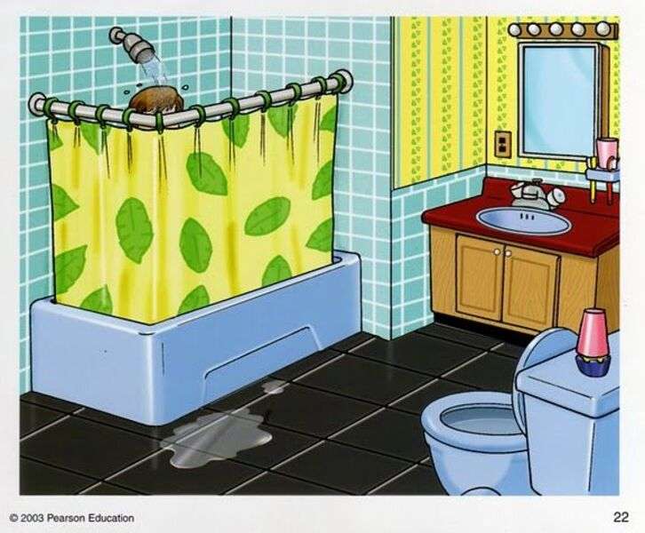 Śliczna łazienka domu #7 puzzle online