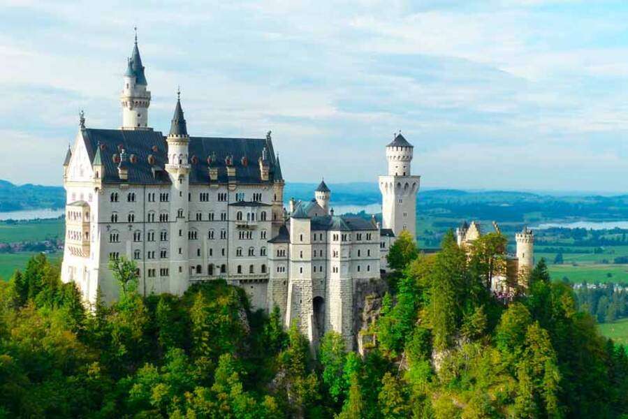 Zamek Neuschwanstein w Niemczech #8 puzzle online