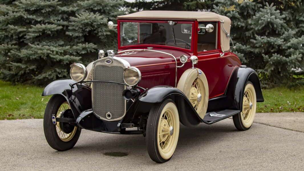Samochód Ford Model A Kabriolet Rok 1930 puzzle online