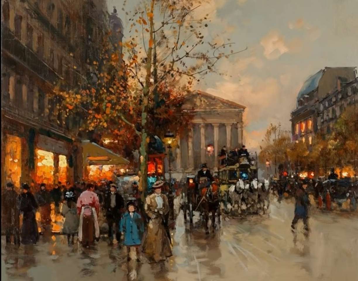 Paryż około 1900 puzzle online