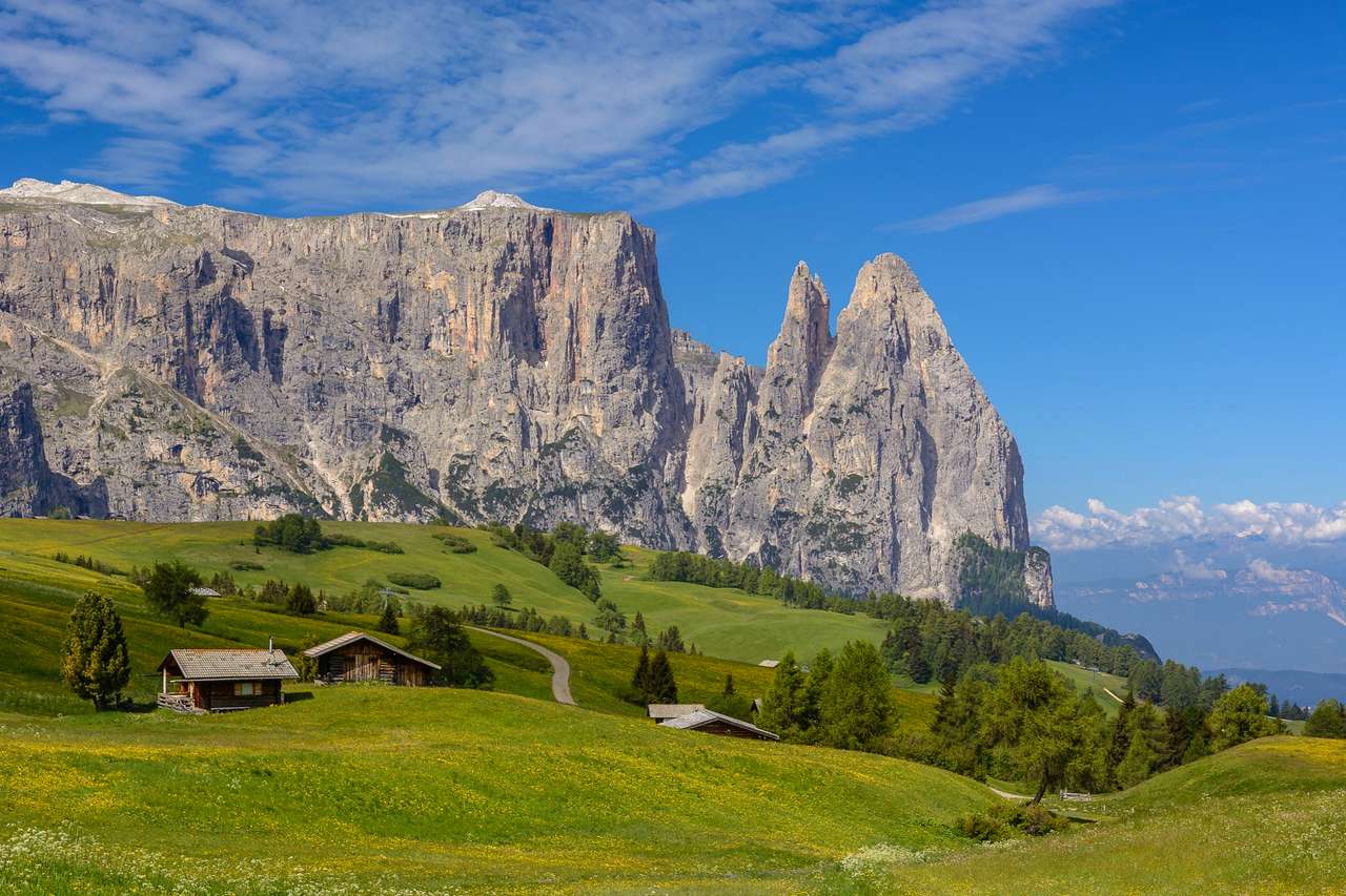 Góry w Południowym Tyrolu puzzle online