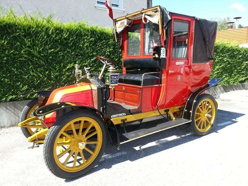 Samochód Renault Typ AG Marne Taxi Rok 1908 puzzle online