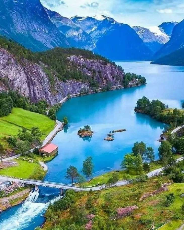 Piękna Norwegia. puzzle online