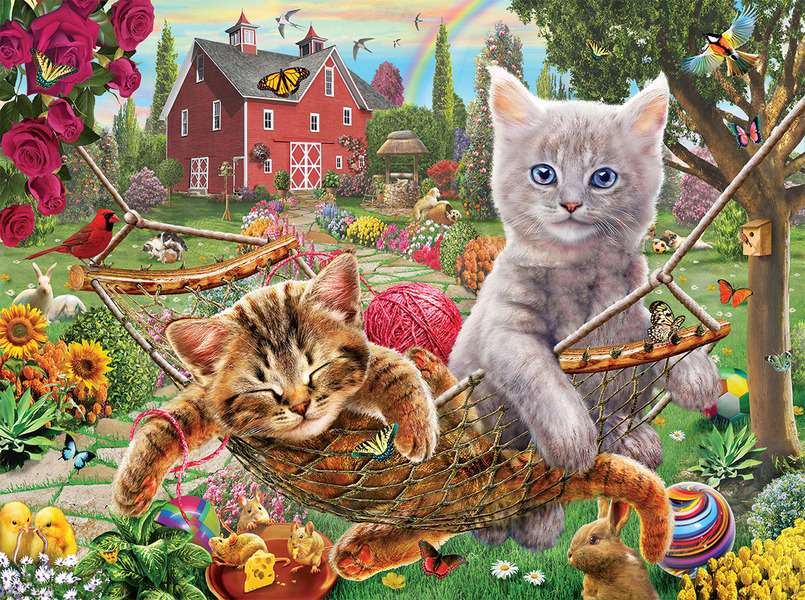 Kocięta w hamaku #65 puzzle online