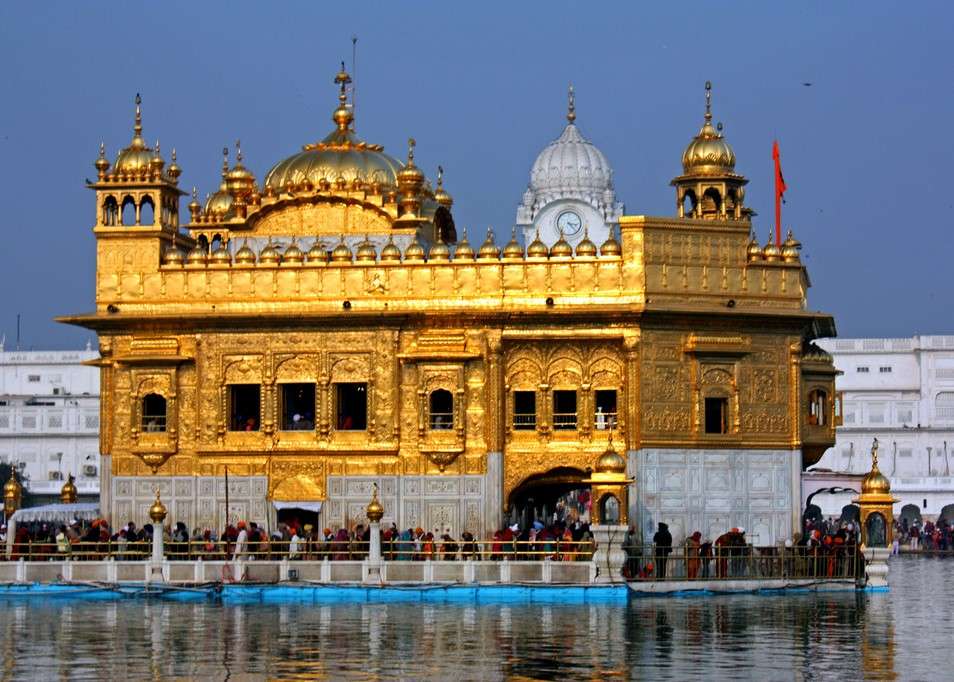 Złota świątynia w Indiach puzzle online