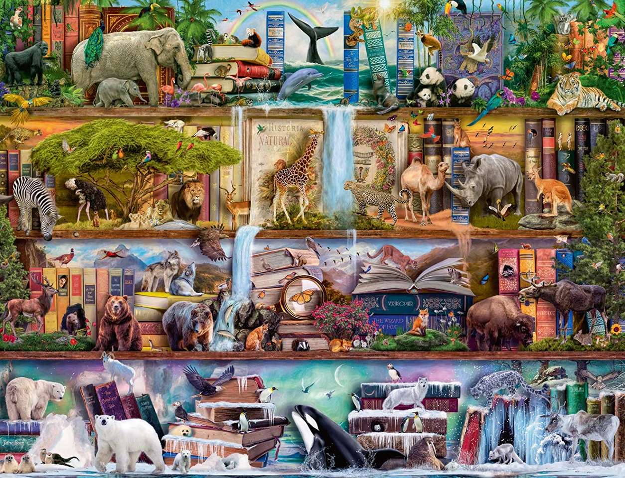 Piękny świat zwierząt puzzle online