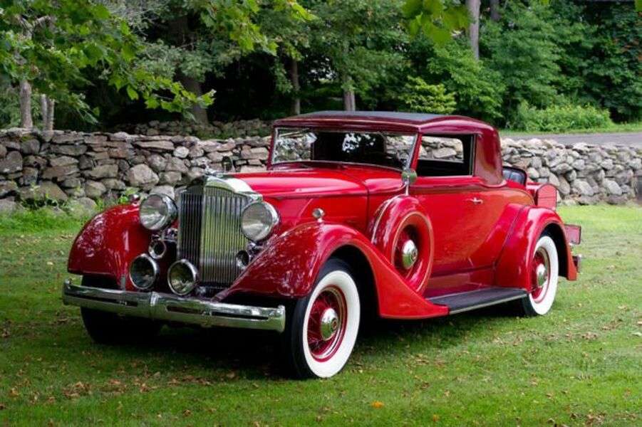 Samochód Packard ósmy Coupe Rok 1934 puzzle online