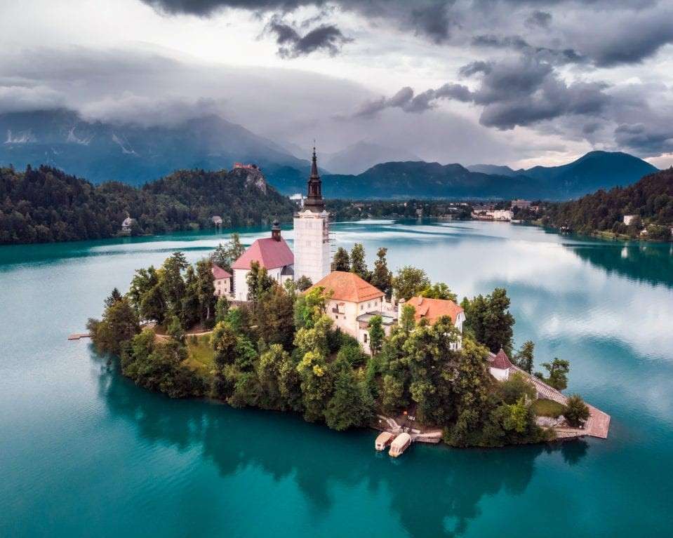 Jezioro Bled- Słowenia puzzle online