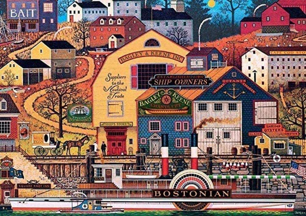 Bostończyk przechowywany w doku puzzle online