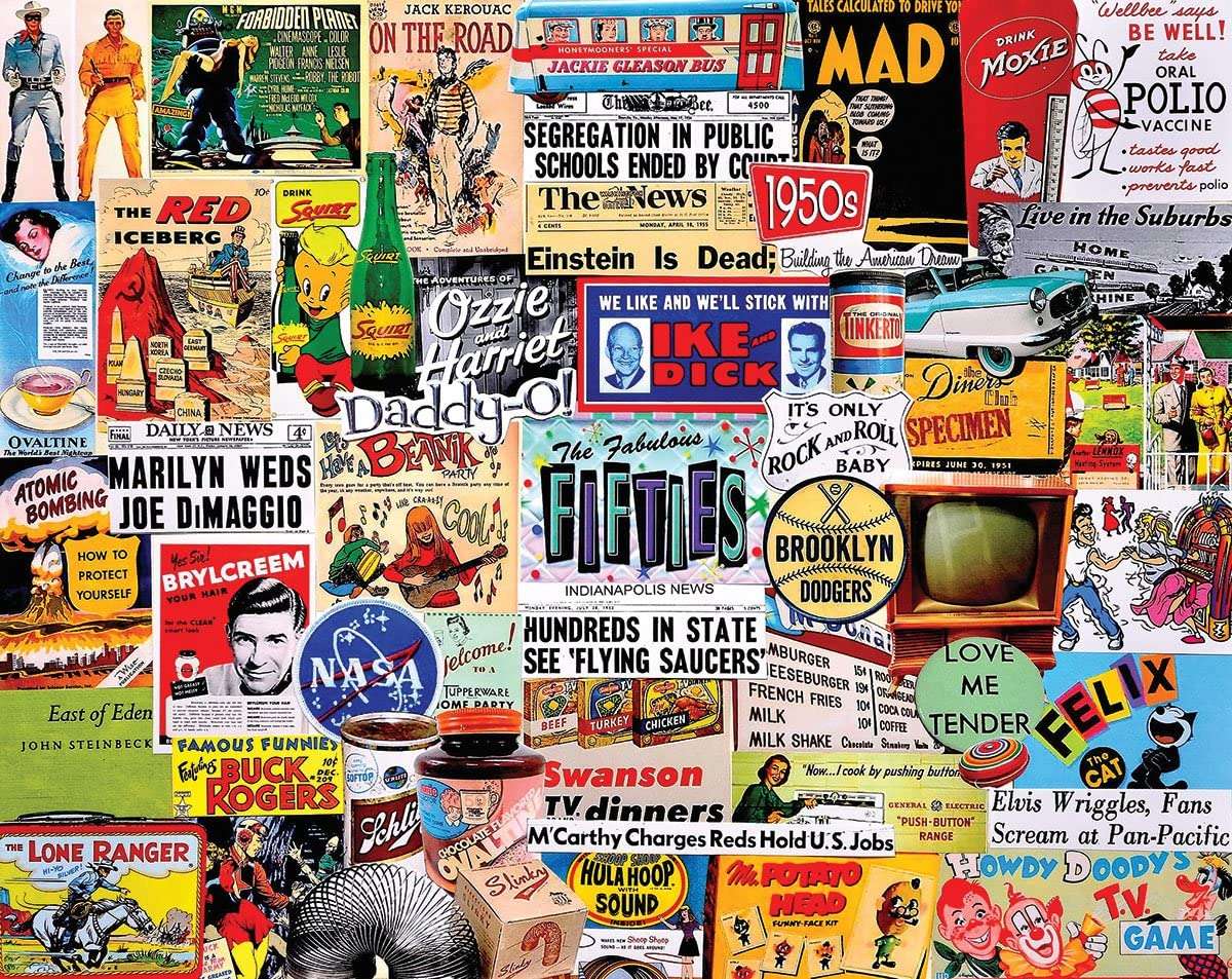 reklamy z lat 50. puzzle online
