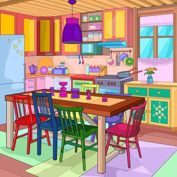 Linda Kitchen - Jadalnia domu #34 puzzle online