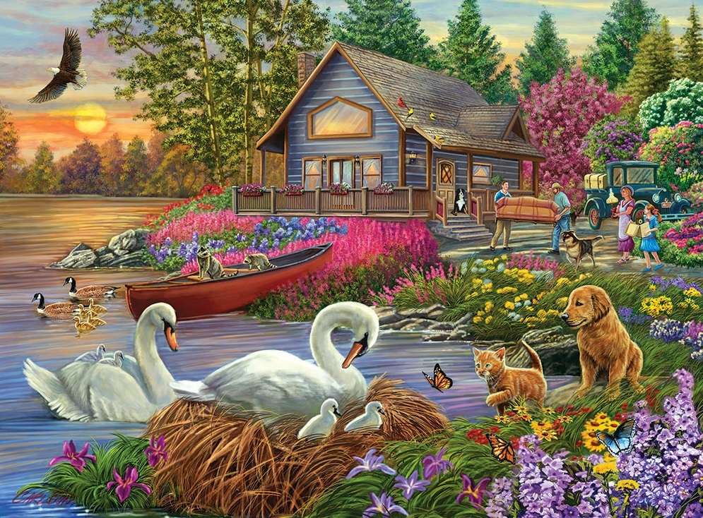Wiosna na wsi. puzzle online