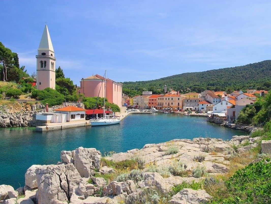 Wyspa w Chorwacji puzzle online