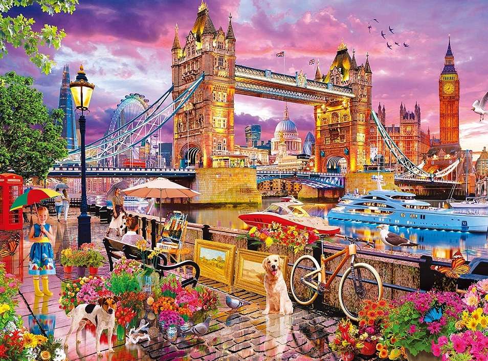 . Londyn. puzzle online