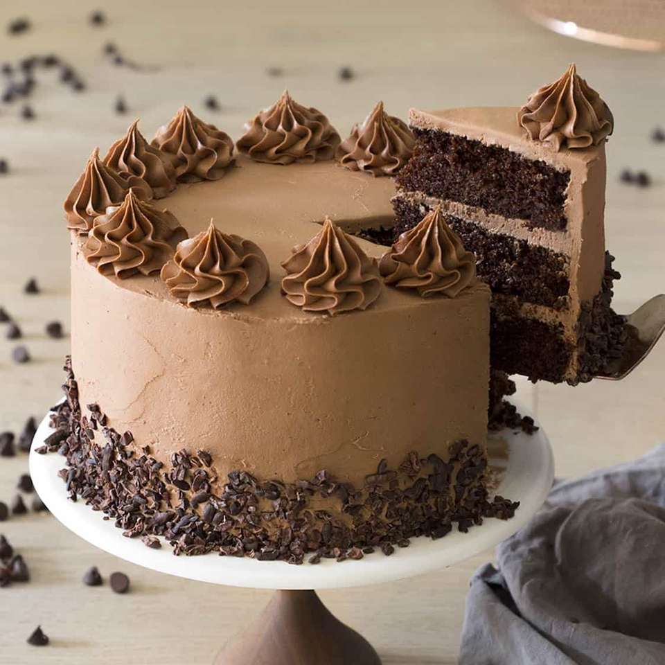 Tort czekoladowy puzzle online