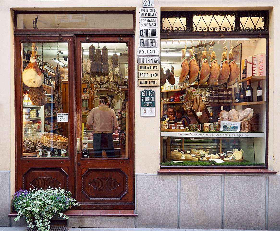 Włoski sklep mięsny puzzle online