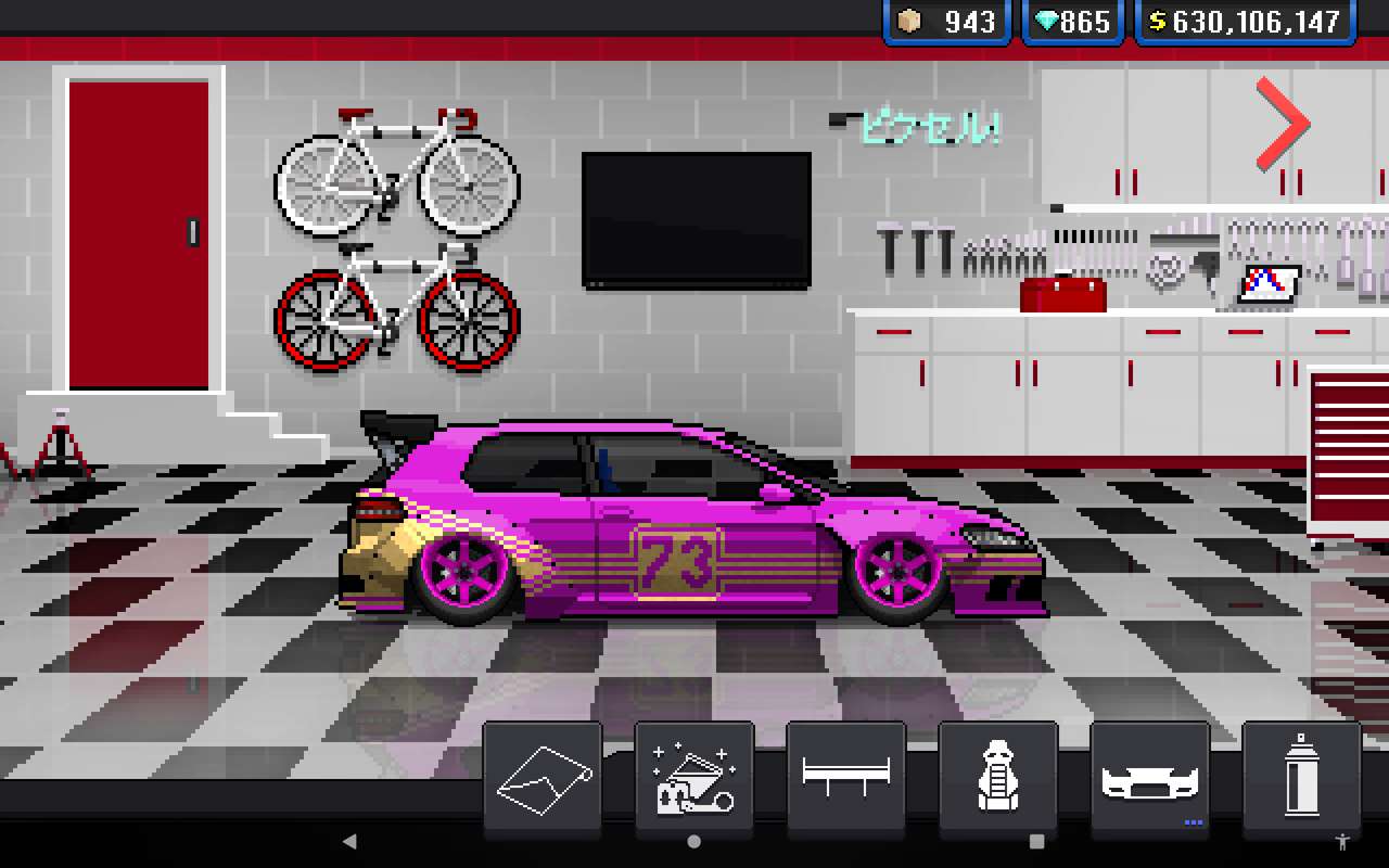 Samochód wyścigowy Pixel Volkswagen Golf GTI puzzle online