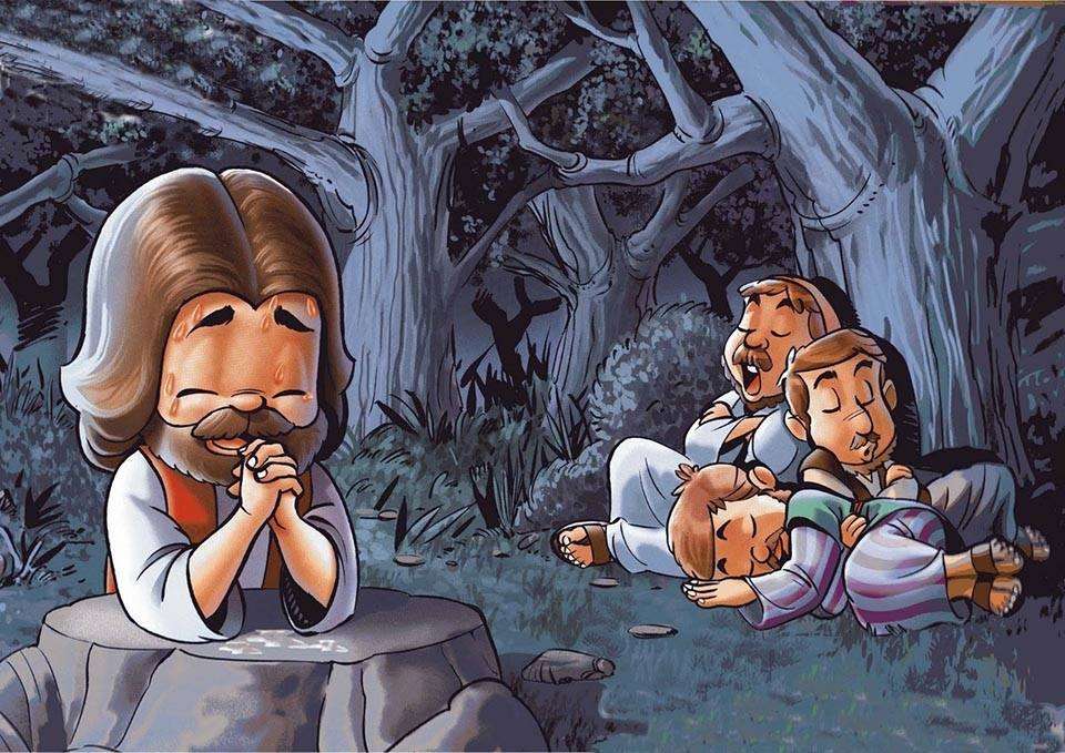 Jezus w Ogrodzie puzzle online