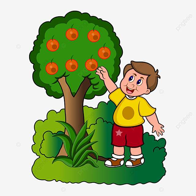 pomarańczowa roślina puzzle online