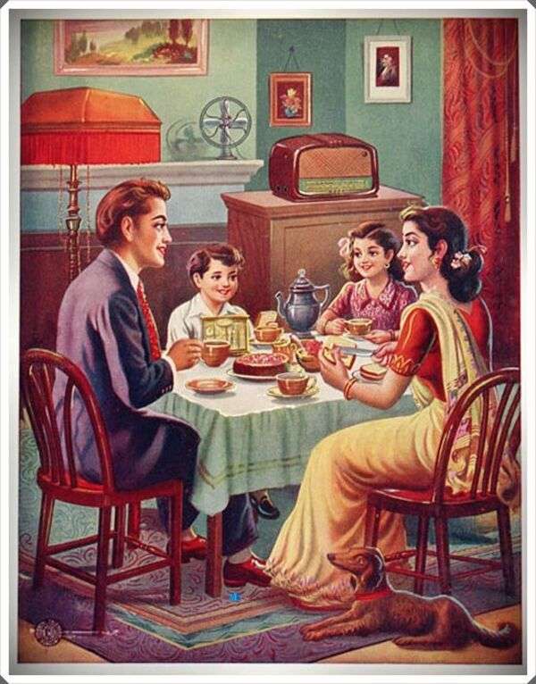 Indyjska rodzina je śniadanie? puzzle online