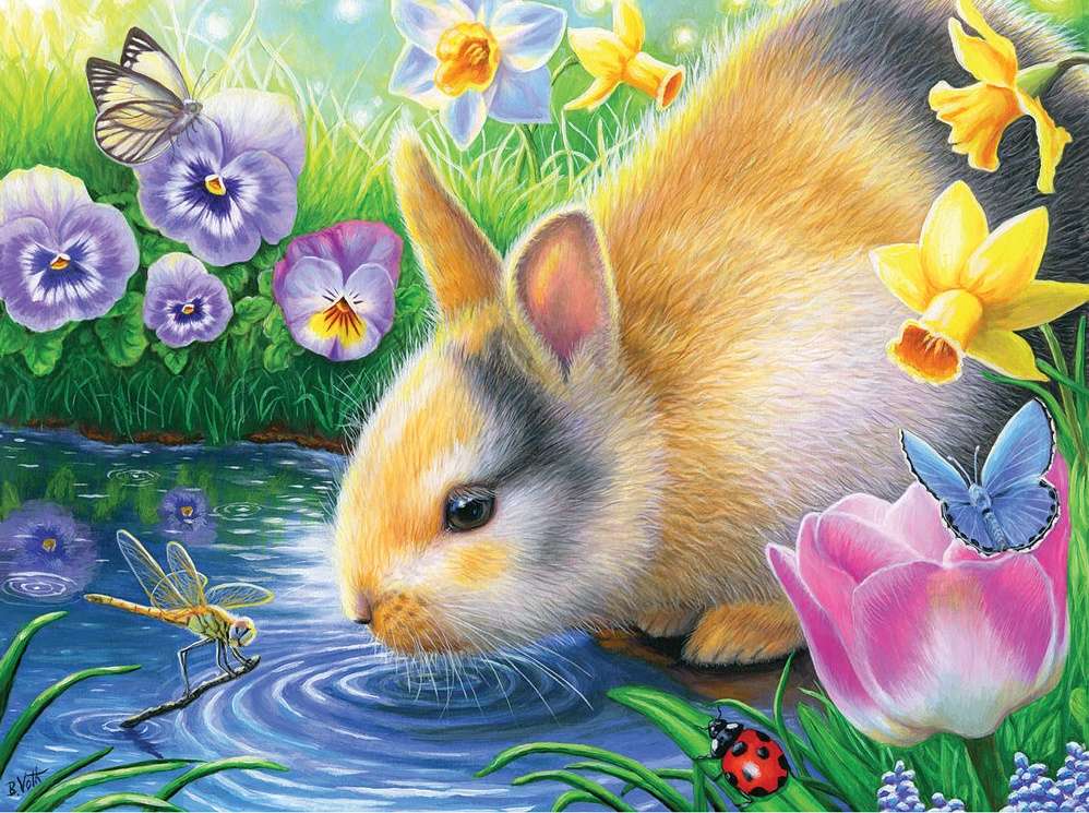 woda pitna dla królików puzzle online