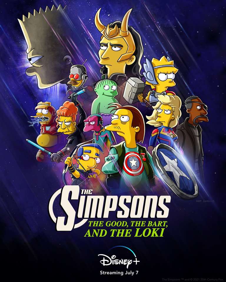Simpsonowie Loki puzzle online