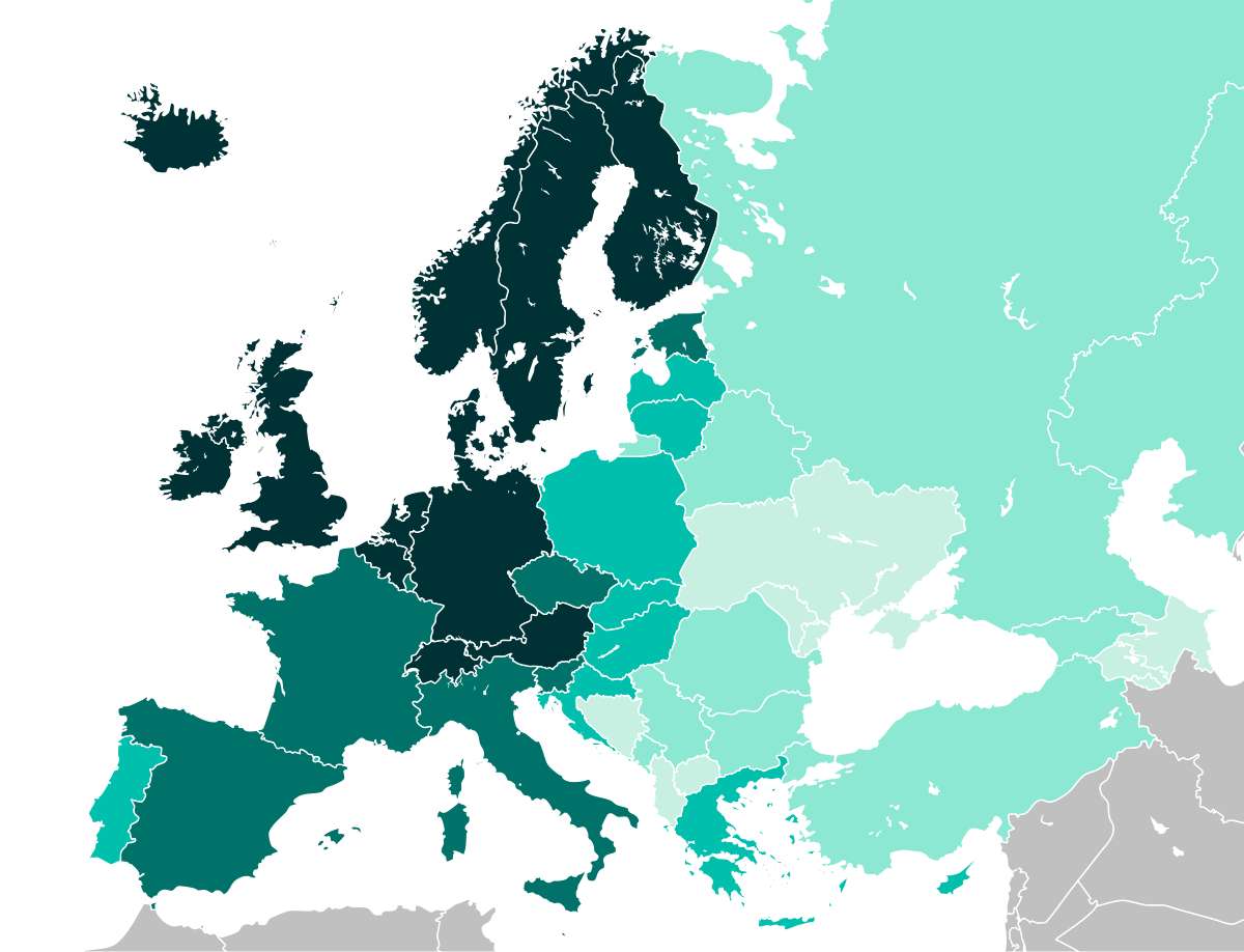 Kraje Unii Europejskiej puzzle online