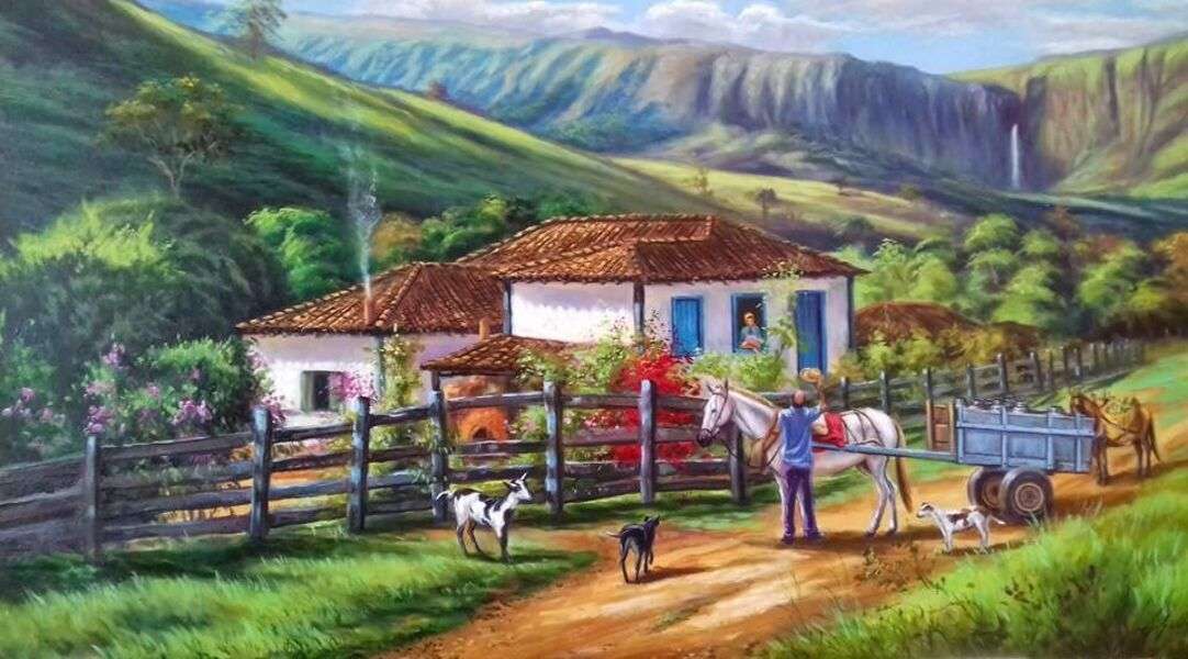 Mieszkam w górach w moim kraju Kostaryka puzzle online
