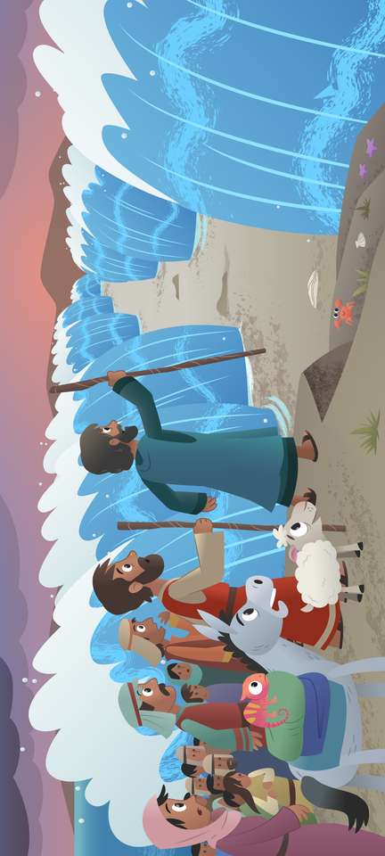 Mojżesz i Morze Czerwone puzzle online
