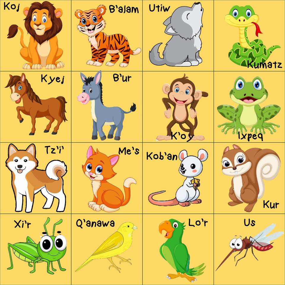zwierzęta puzzle online