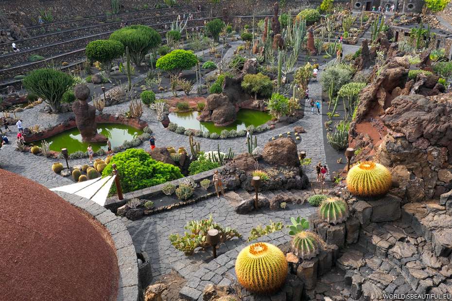 Ogród kaktusów w Hiszpanii puzzle online