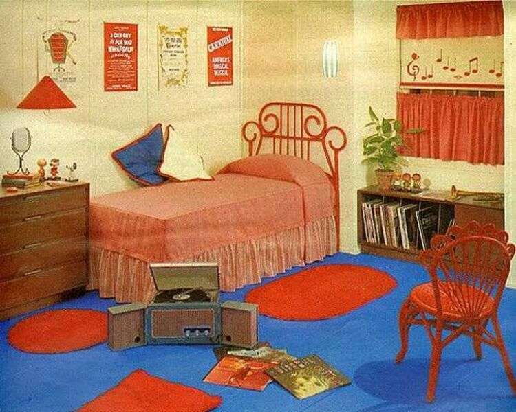 Pokój w domu Rok 1960 #27 puzzle online