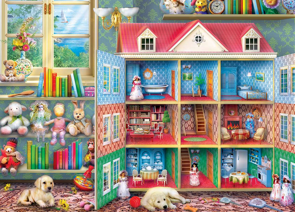 domek dla lalek puzzle online