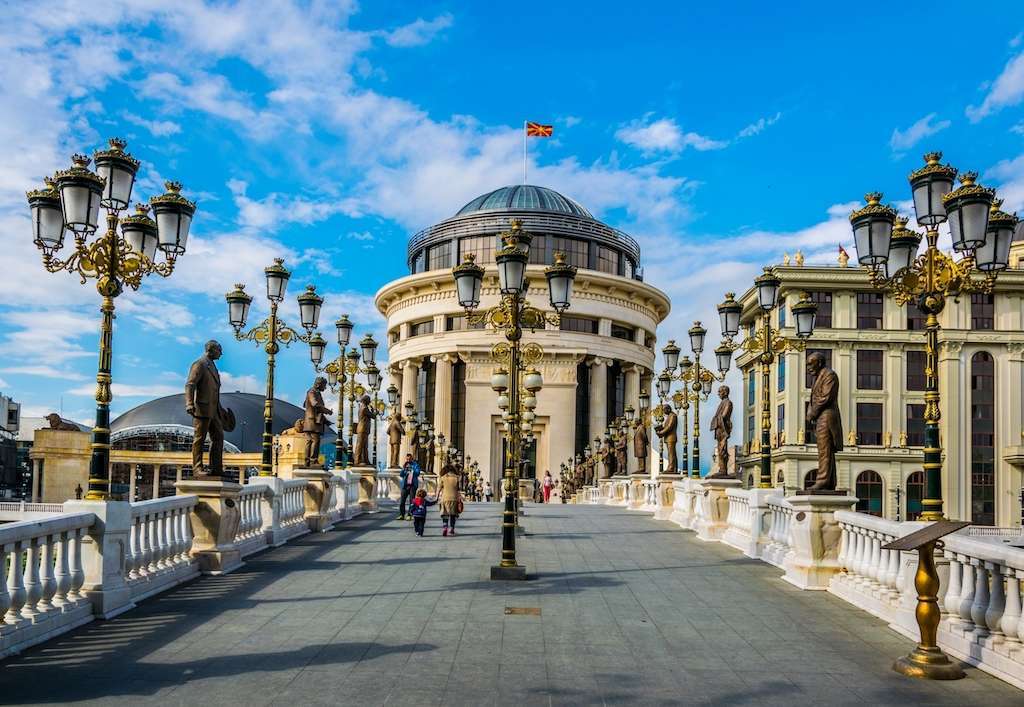 Słynny most w Skopje puzzle online