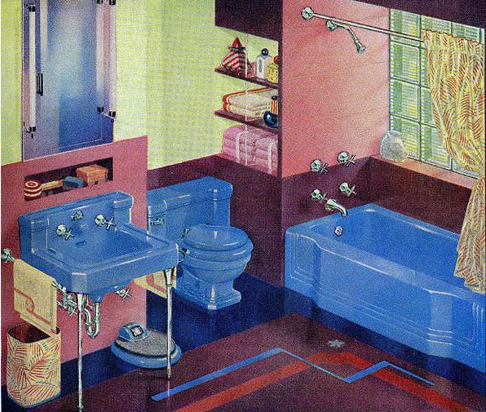 Łazienka w domu Rok 1940 #15 puzzle online
