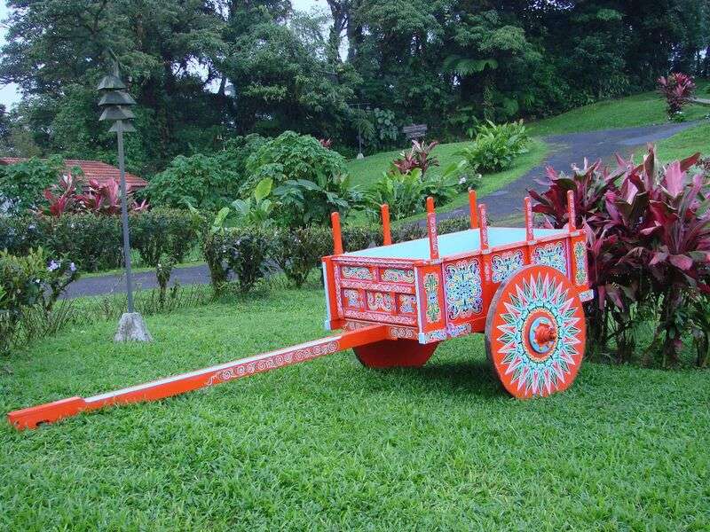 Typowy wózek mojego kraju Kostaryka puzzle online