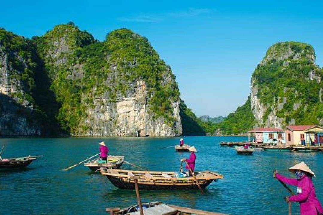 Zatoka Ha Long w Wietnamie puzzle online